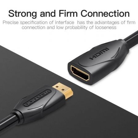 Vention Cable Alargador HDMI VAA-B06-B100 Macho a Hembra 1m Negro